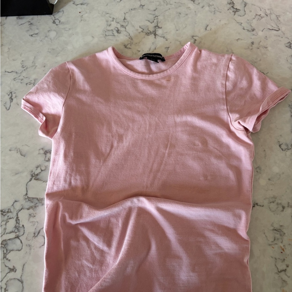PrettyLittleThing Soft Pink Top